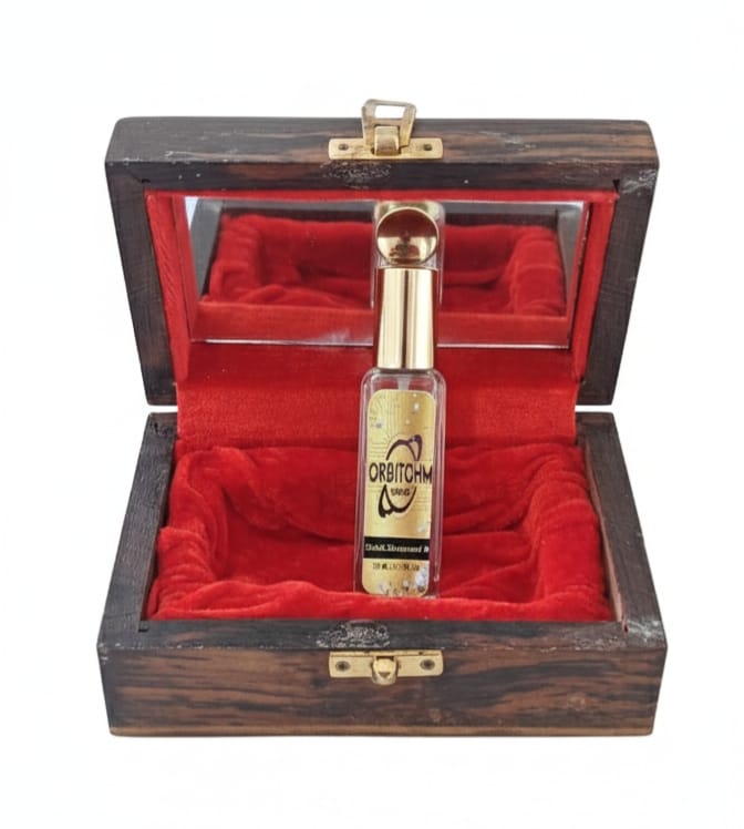 Orbitohm Orbit Diamond Eau De Parfum, Luxury Fragrance for Mens 25ml, Long-Lasting Refreshing Scent with Premium Wooden Box