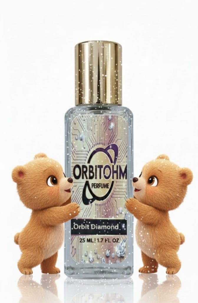 Orbitohm Orbit Diamond Eau De Parfum, Luxury Fragrance for Mens 25ml, Long-Lasting Refreshing Scent with Premium Wooden Box