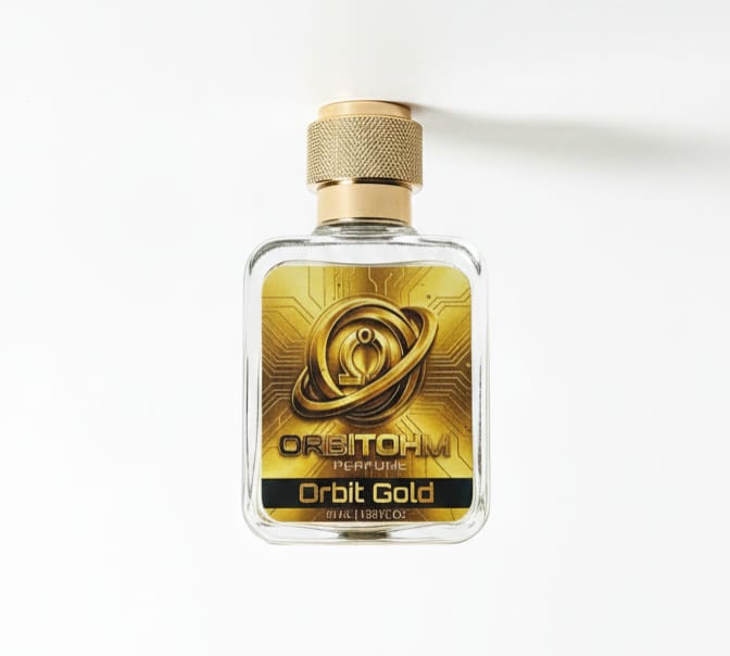ORBITOHM Orbit Gold Luxury Perfume (50ml) | Unisex Premium Fragrance with Extra Freshness | Presented in a Signature Royal Wooden Gift Box