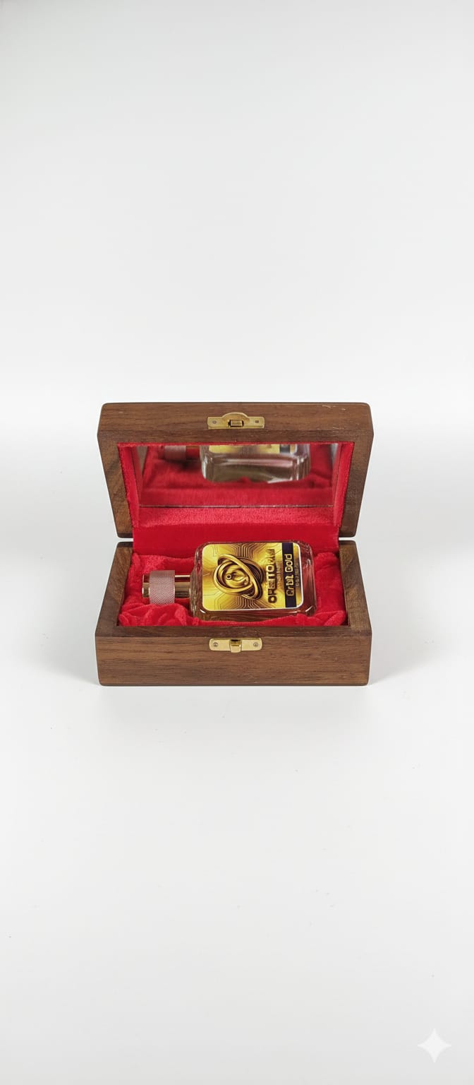 ORBITOHM Orbit Gold Luxury Perfume (50ml) | Unisex Premium Fragrance with Extra Freshness | Presented in a Signature Royal Wooden Gift Box